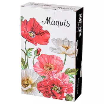 Блюдо 36,5*21*6 Lefard Маки овальное ручки 104-772