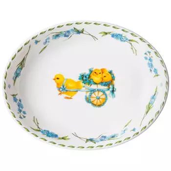 Блюдо овальное 25*19,5*4,5см Lefard сандей 85-1679