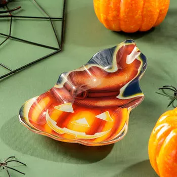 Блюдо сервировочное 20*11, 2*1.8 см хэллоуин тыква в шляпе доляна 6783240