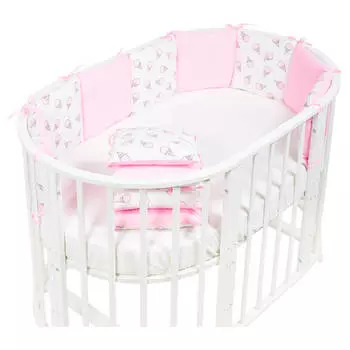 Бортик в кроватку свит бэби роза розовый 411948