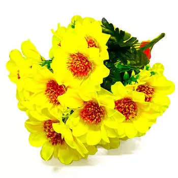 Букет искусственных цветов георгины 60см р23