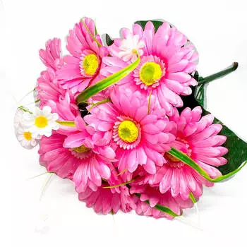 Букет искусственных цветов герберы 46см р21