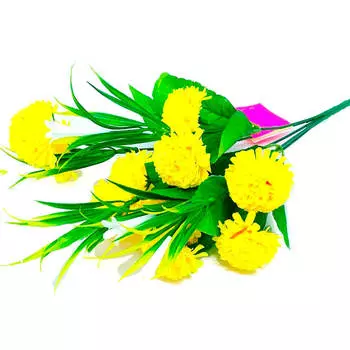 Букет искусственных цветов гвоздика 32см р107