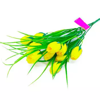 Букет искусственных цветов крокусы 45см р101