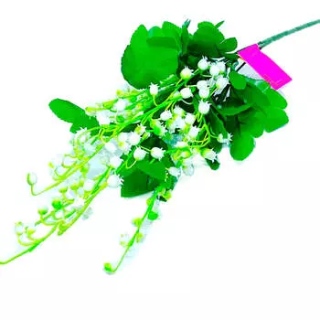 Букет искусственных цветов ландыш 42см р98