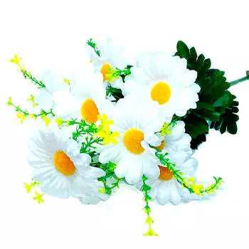 Букет искусственных цветов ромашка 52см р87
