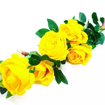 Букет искусственных цветов розы 65см р65