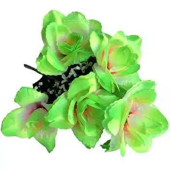 Букет роз зеленых Европа 7 бутонов dqh-04