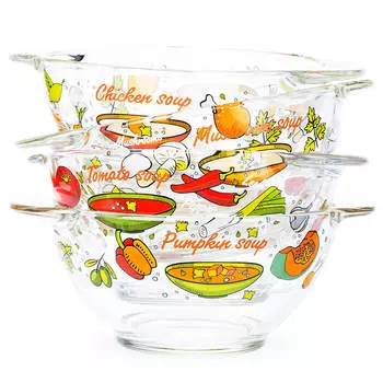 Бульонница 560мл Luminarc вкусный куриный супчик q5103