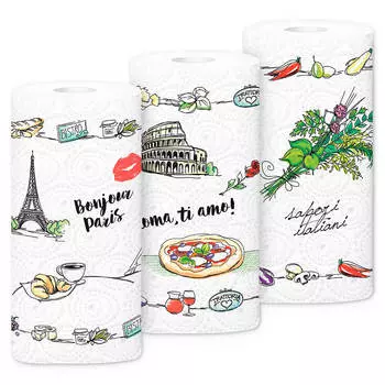 Бумажные полотенца Zewa Wish&amp;Weg, 2 рулона