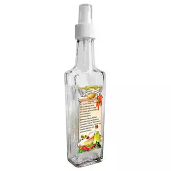 Бутылка для масла 250мл Larange кнопочный распылитель стекло 626-572