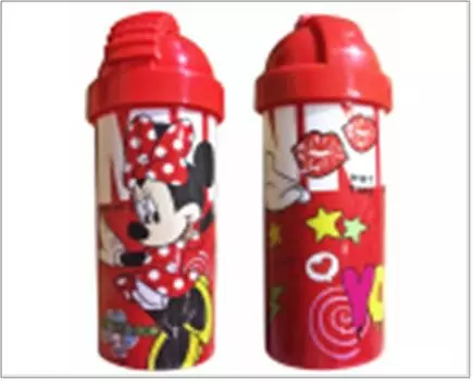 Бутылка спортивная 400мл дисней минни крышка трубочка