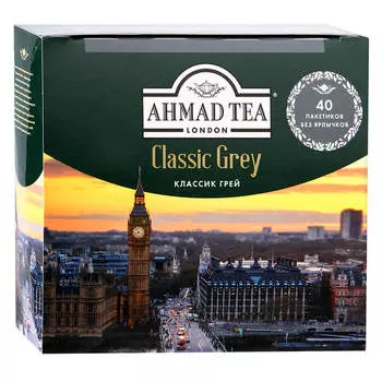 Чай Ahmad 40пак*2г грей б/ярл №682