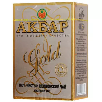 Чай Akbar 100г черный голд