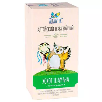 Чай ALTAIVITA 10пир*4г хохот шамана травяной