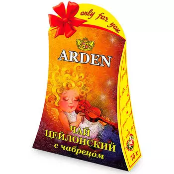 Чай арден 100г черный с чабрецом