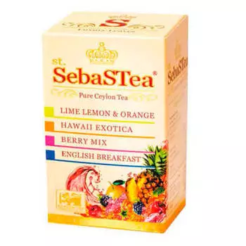 Чай ассорти SebaSTea 20 пакетиков 32,5г