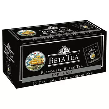 Чай Beta Tea 25пак*2г черный бергамот