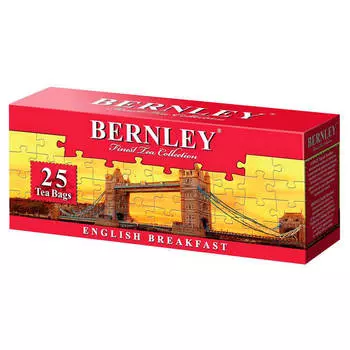 Чай Bernley English Breakfast 25пак*2г черный