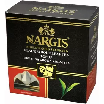Чай черный Nargis Assam TGFOP байховый листовой 100г