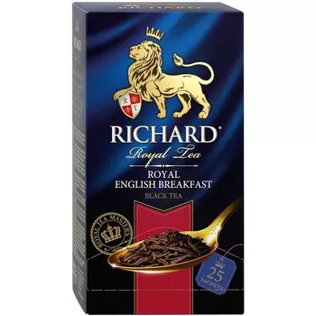 Чай Richard 25 пак*2 г роял инглиш брэкфаст черный