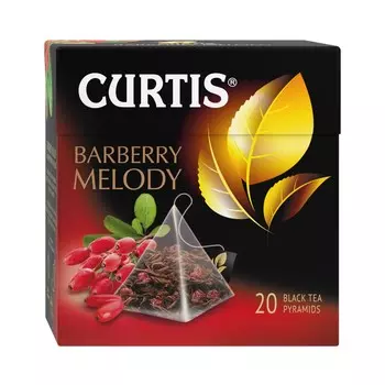Чай кертис 20 пир*1.8 г барбарисовая мелодия черный