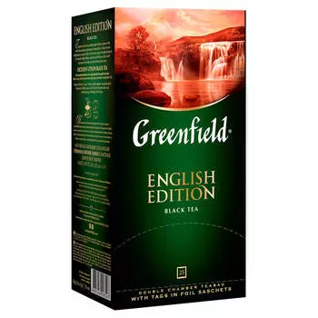 Чай гринфилд 25пак*2г инглиш эдишн