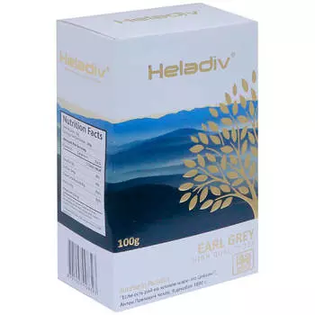 Чай хеладив 100г эрл грей черный