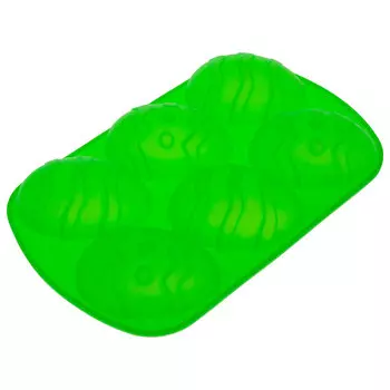 Форма для выпечки яйца пасхальные 6 ячеек 26.5*17*3.5 см силиконовая мармитон