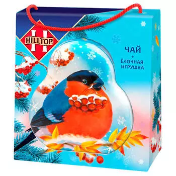 Чай Hilltop 50г снегирь футляр