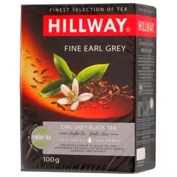 Чай хиллвей 100г файн эрл грей черный