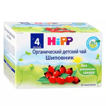 Чай хипп 30г шиповник с 4 месяцев