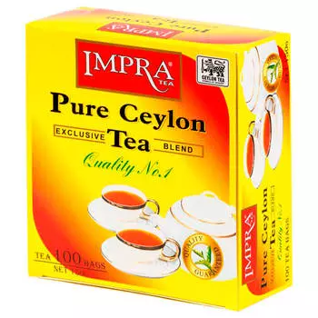 Чай Impra 100пак*1,5г цейлон черный с/л