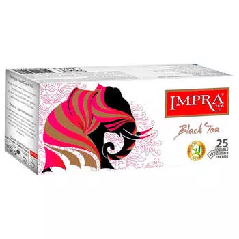 Чай Impra 25пак белая пачка черный