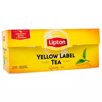 Чай Lipton 25пак*2г черный