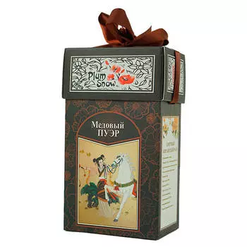 Чай Plum Snow 100г медовый пуэр