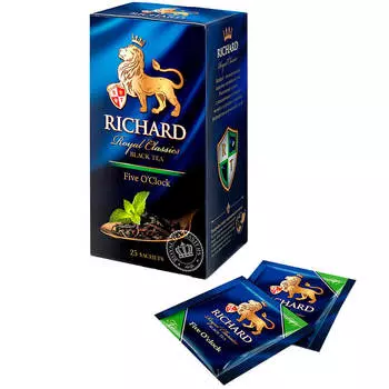 Чай Richард 25пак*2г файв оклок