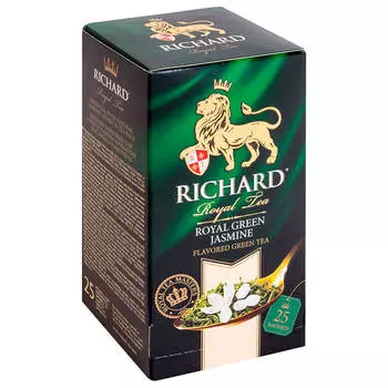 Чай Richард 25пак*2г королевский жасмин зелёный