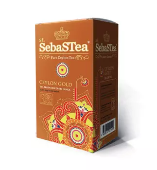 Чай себас 25 пак*2 г цейлон голд черный