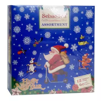 Чай себасти 105г новогодний подарок ассорти