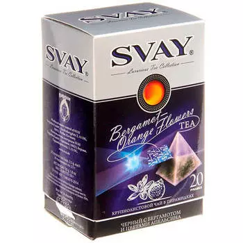 Чай Svay 20 пир*2.5 г черный с бергамотом