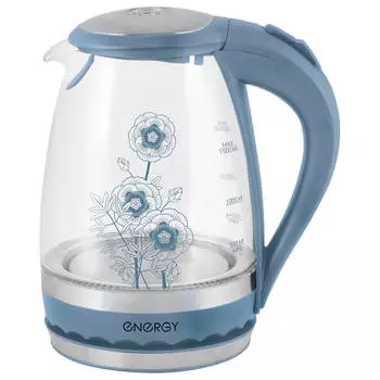 Чайник Energy e-279 синий стекло