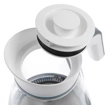 Чайник Energy e-297 стекло бело серый