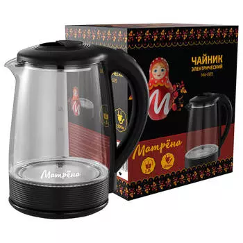 Чайник Матрёна ma-009 черный
