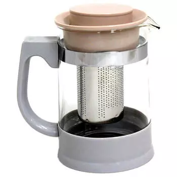 Чайник заварочный 0,95л бежевый jt158