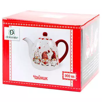 Чайник заварочный 900мл Dolomite рельефный сказочные гномы п/у n2520903