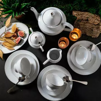 Чайный набор 15пр 6персон Repast жемчуг фарфор 47579