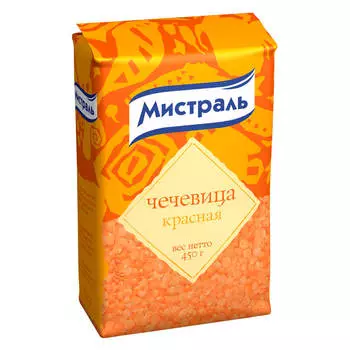 Чечевица мистраль 450г красная