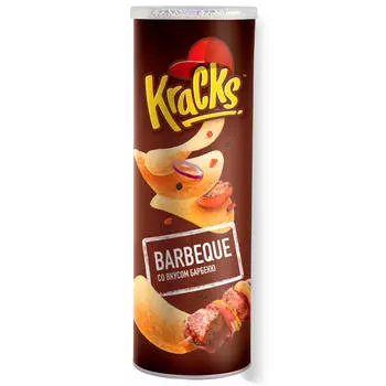 Чипсы кракс 160 г со вкусом барбекю