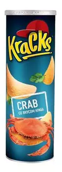 Чипсы кракс 160 г со вкусом краба